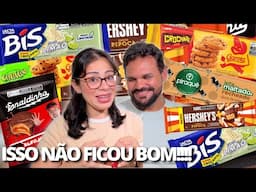 Último Experimentando Novidades de mercado | Bis limão, cookie Caribe,  Hershey pipoca e Mais