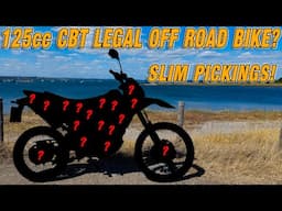 125cc CBT Legal Off Road Bikes? | Viewer Questions.