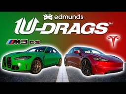 U-DRAG RACE: Tesla Model 3 Performance vs. BMW M3 CS | Handling, Quarter Mile & More