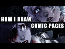 My Full COMIC PAGE drawing / creation  process! // GLOAMINGVALE