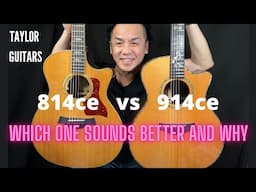 SHOOTOUT - Taylor 814ce VS 914ce - Guitar Review in Singapore 🇸🇬