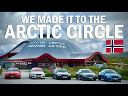 We've reached the Arctic Circle in our cars! The longest drive of my life. | 4K