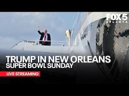 WATCH LIVE: President Trump lands in New Orleans for Super Bowl