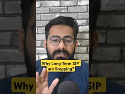 Major Reason for SIP Cancelation ⛔️ #investing