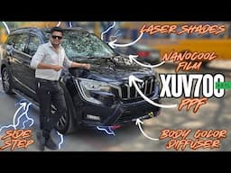 XUV700 AX7L WITH CRYSTAL MATRIX PPF, NANOCOOL FILM, LASER SHADES, BODY COLOR DIFFUSER & LOT MORE!