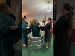 She Stepped in the Water!!! #godtheholyspirit #beingbaptisedintheholyspirit