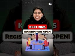 KCET 2025 Registration OPEN! Exam Date? Syllabus? Apply Now!🚀 #Shorts #BTech #KCET2025 #KEA #JEE2025