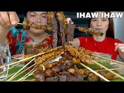 IHAW IHAW STREET FOOD | FILIPINO STREET FOOD | MUKBANG PHILIPPINES