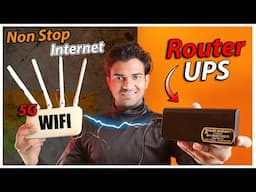 Router UPS | Use Non Stop 5G unlimited Internet | MIX SOLID MEDIA | FEDUS UPS Review