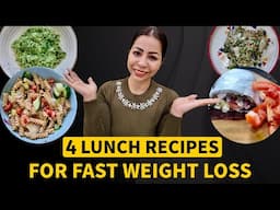 4 High Protein Lunch Recipes For Fast Weight Loss | Quick Healthy Lunch Recipes In Hindi |Fat to Fab