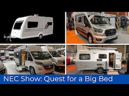 NEC Motorhome Caravan Show 2024: The Quest for a BIG Bed