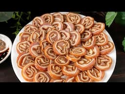 Món Tai Heo Cuộn Giòn Siêu Đẹp, Làm Cách Này Đơn Giản Nhưng Ít Ai Ngờ ! | Rolled Pork Ears