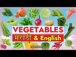 Vegetable Names in English and Marathi | Learn Vegetables | भाज्यांचे नावे | Vegetables Name