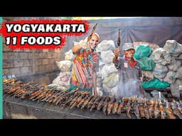 Indonesian Street Food Heaven 🇮🇩 11 Must Try Dishes in YOGYAKARTA, Indonesia