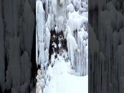 130 Foot Tall Frozen Waterfall (Princess Falls Hamilton Ont)