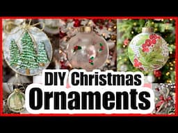 DIY CHRISTMAS ORNAMENT CRAFT IDEAS TO GIFT OR SELL!