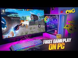 I Played Free Fire On Pc For The First Time 🖥️ You Will Shock After Watching This ☠️🗿!!