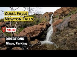 Hiking Upper Zuma Canyon Falls, Newton Falls. All you need to know. Directions, Maps, Parking