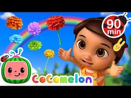 Learn the Rainbow with Baby Nina! 🌈 | Best of CoComelon! | CoComelon Nursery Rhymes & Kids Songs