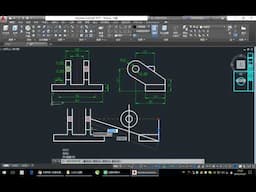 06-1 Autocad 绘制机械零件三视图的视频教程