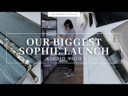 Prepping 800+ Products for a Launch |  Studio Vlog | No. 33 | Small Business Day in the Life