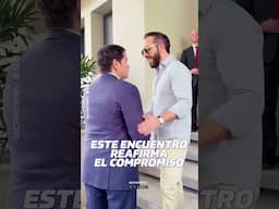 Presidente Nayib Bukele recibe al secretario de Estado de los Estados Unidos, Marco Rubio