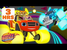 3 HOUR MARATHON of Blazing Monster Machine Races & Rescues! 🚗💨 | Blaze and the Monster Machines