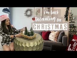 SURPRISE! I'm back decorating for Christmas | DECORATE WITH ME 2021 | Rachael Jade