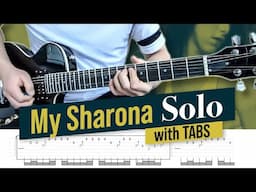 🎸 How to play the [Guitar SOLO] of MY SHARONA (The Knack) - Lesson | Tab / Tutorial / Cover