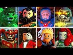 LEGO DC Super-Villains - All Bosses (With Cutscenes) [4K]