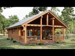 27'x32' Beautiful 2-Bedroom House Design | The Ideal Home!