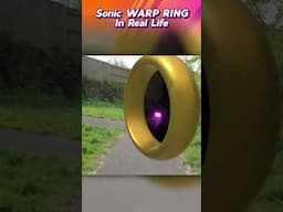 Sonic In REAL LIFE 2: Warp Ring #shorts #vfx #rtx