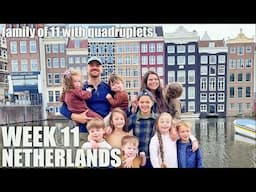 HOW DO WE TAKE OUR 9 KIDS OUT TO EAT?! (OUR ROUTINE!) | WEEK 11: THE NETHERLANDS