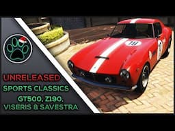 Doomsday Heist DLC UNRELEASED SPORTS CLASSICS GT500, 190Z, Viseris, Savestra Customization Showcase