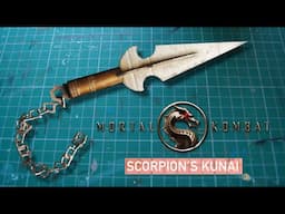 Scorpion's Kunai Dagger (Throwing Spear) From Mortal Kombat 🐉