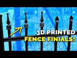 How to Install Finials (3D Printed or Metal) on your Fence