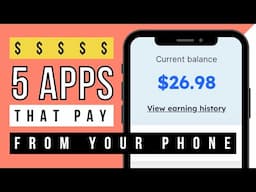 5 BEST Apps to Make Money from Your Phone