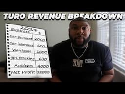 My Turo Earnings/Expenses/Profit Breakdown For 2024! (Must Watch)