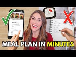 5-Minute Meal Planning Hack (never stress about dinner again!)