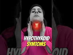 Hypothyroidism Symptoms ! Understand & Fix It! #shorts #thyroid #hypothyrotism