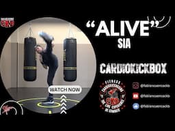 "ALIVE" (Sia) Adaptada para Fitness de Combate CKB  - CardioKickBoxing