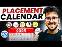 Placement & Internship Calendar 2025 ❤️ Off Campus Hiring