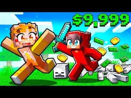 Minecraft Manhunt but 1 Second = $1