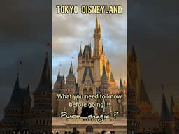 What you need to know before going to Tokyo Disneyland