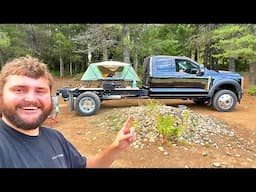 Moving into my BRAND NEW Ford F-550 with the CHEAPEST FLATBED POSSIBLE