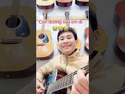 Con đường xưa em đi - Guitar cover #caotriminh