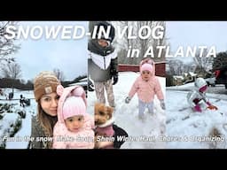 COZY SNOW DAYS IN ATLANTA | Winter FUN, Made soup, Shein Winter Haul, Kids Closet Organization 🛷❄️