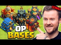 TOP Bases for Clan War League for Town Hall 17 to 9 in Clash of Clans