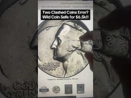 $6,500+ 35 Cent Coin? Quarter Struck On Struck Dime! Two Clashed Coins #rareerrorcoins #valuablecoin