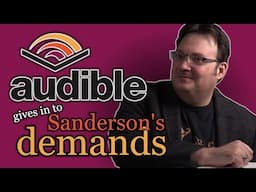 Brandon Sanderson took on Amazon and WON?! Changes to Audible pay structure incoming in 2024